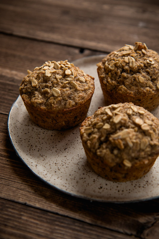 Banana & Oat Vegan Muffins