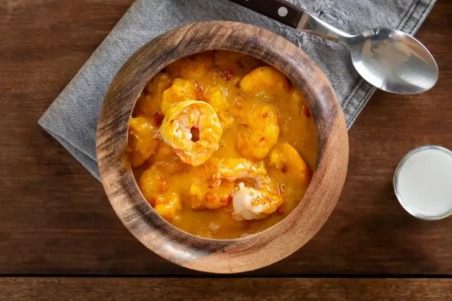 Coconut Curry Shrimp Soup