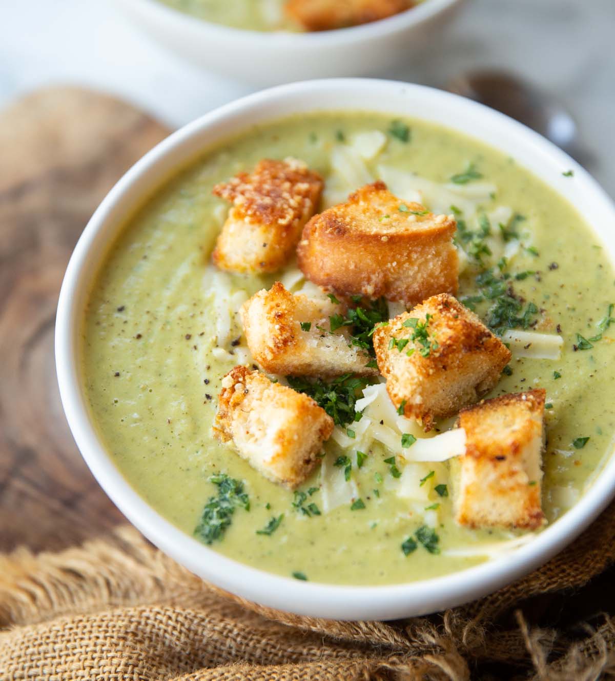 Creamy Broccoli & Cheddar Soup