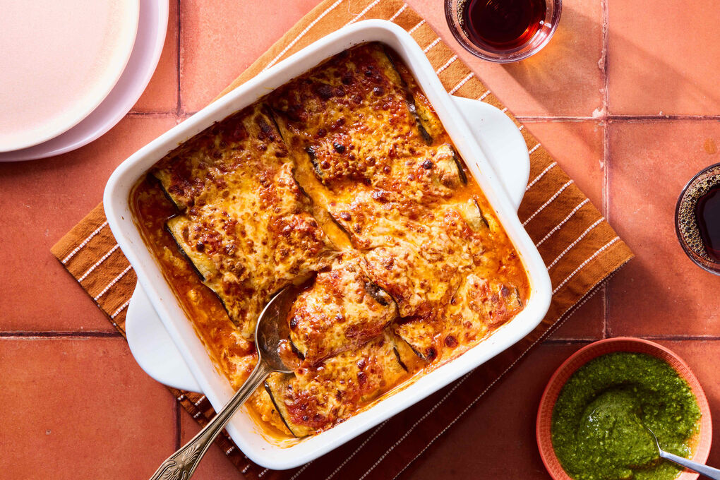 Eggplant Rollatini (Low-Carb Parm)