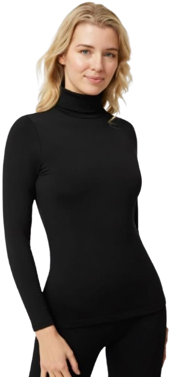 YSABEL MORA Camiseta Térmica Cuello Alto Manga Larga Mujer Protección Térmica