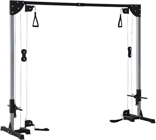 Estación de musculación doble polea cable Crossover tornillo de tornillo