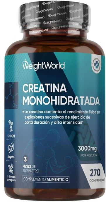 Creatina Monohidratada 3000mg, 270 Comprimidos